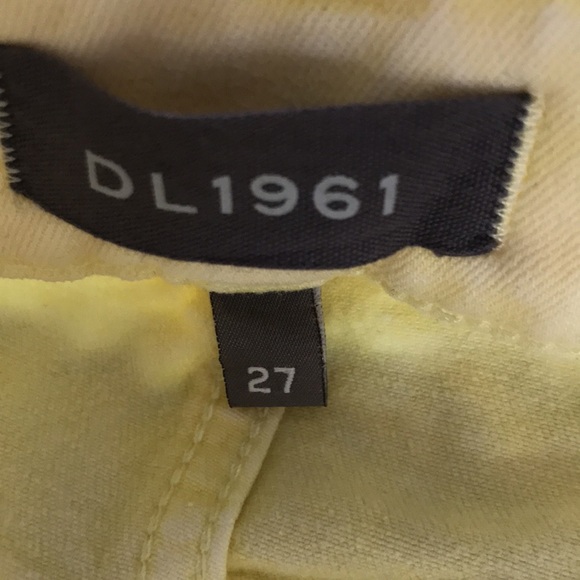 DL1961 Florence US size 27 cropped citrus denim jeans - Picture 12 of 15